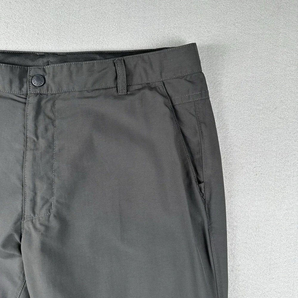 The North Face Convertible Hiking Pants Men's 38 Gray Nylon Outdoor Lightweight